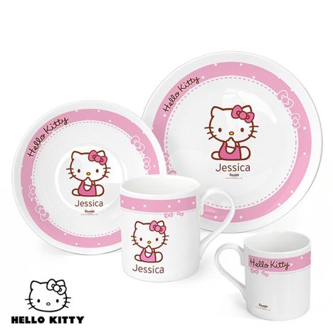 Personalised Hello Kitty Bow Breakfast Set £32.99